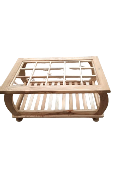 WOODEN CENTER TABLE